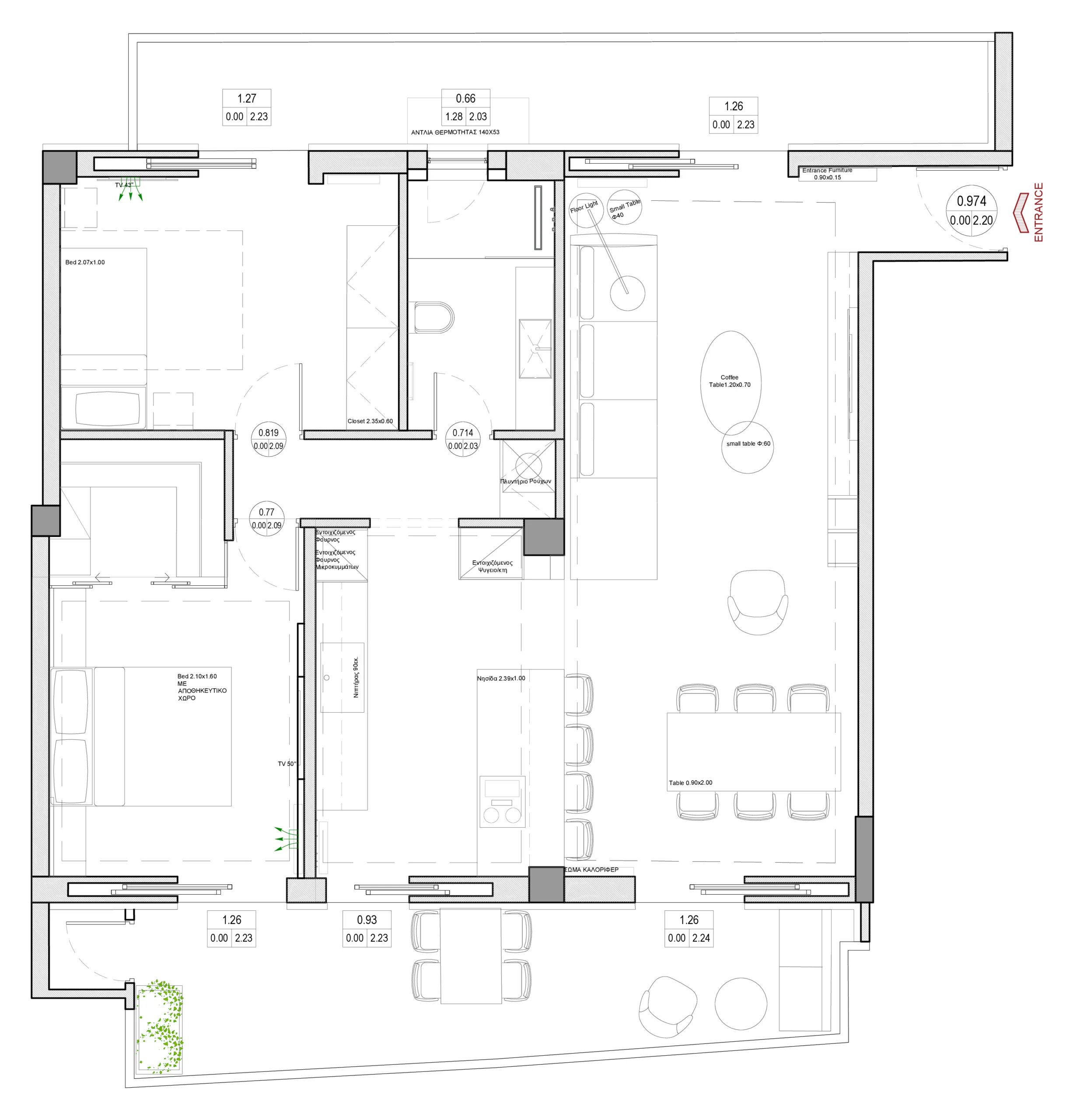 Floor plan, Patisia Residence, Patisia – IDYLI Architects